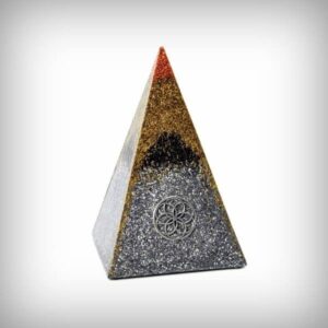 Pirámide Orgonita Nubia Ultra 4 Metales